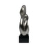 Matte Abstract Sculpture Large Gold